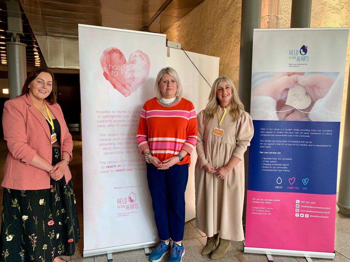 Insightful discussion with @Heldinourhearts today. The charity have o40 yrs’ experience offering compassionate bereavement care in the community & do imp work providing baby loss counselling & peer support to families. I was pleased to learn @NHS_Lothian already work with them