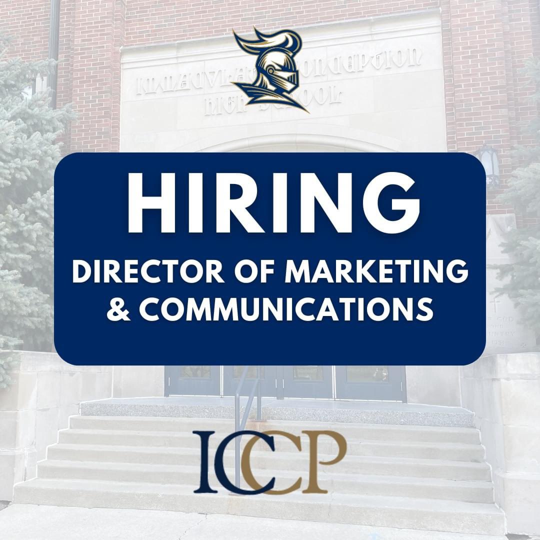 We have a new job opening at ICCP! To view listing and apply, visit --- 

applitrack.com/dioceseofjolie…

#ICCatholicPrep #WeAreIC #LearnLeadServe