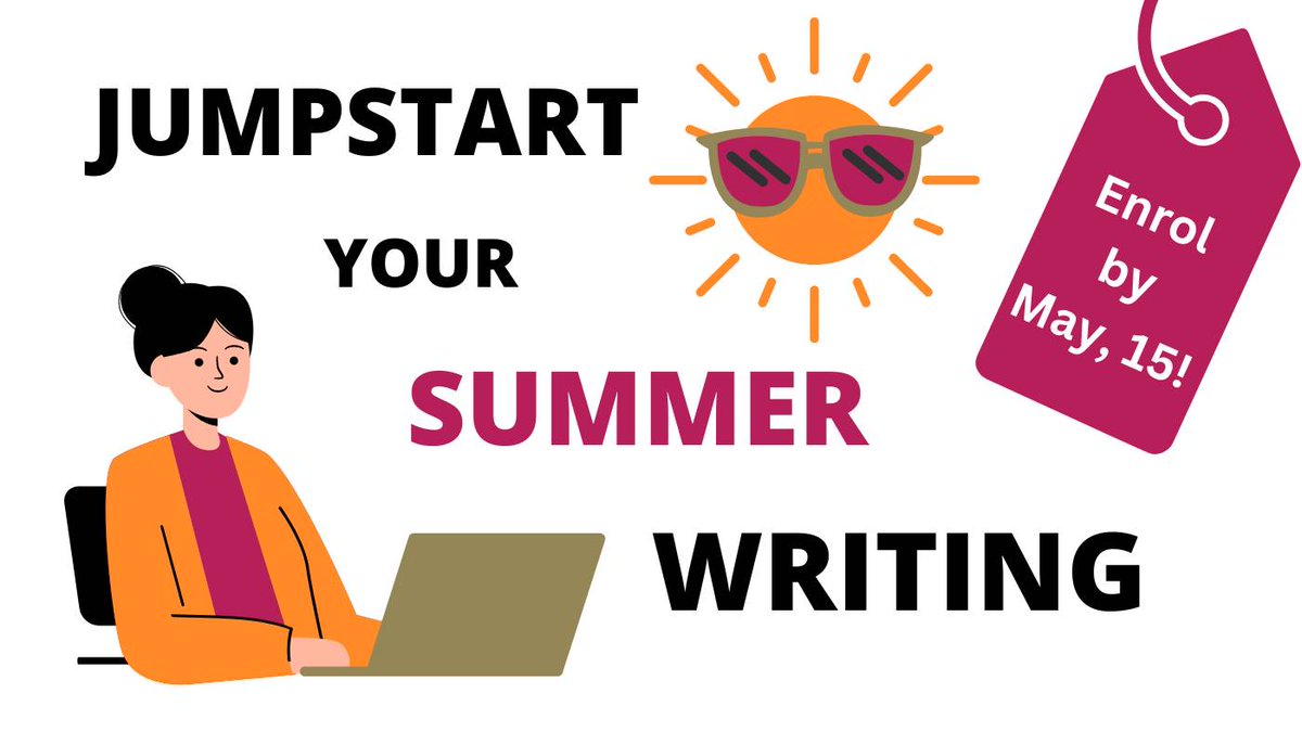 📅 Save the date! Our Summer Writing Planning Workshop is happening on May 22nd.

Don't miss this opportunity to set yourself up for writing success this summer. 

Enrol now and join us! 

buff.ly/3JBthNH
#AcademicChatter #ECRchat