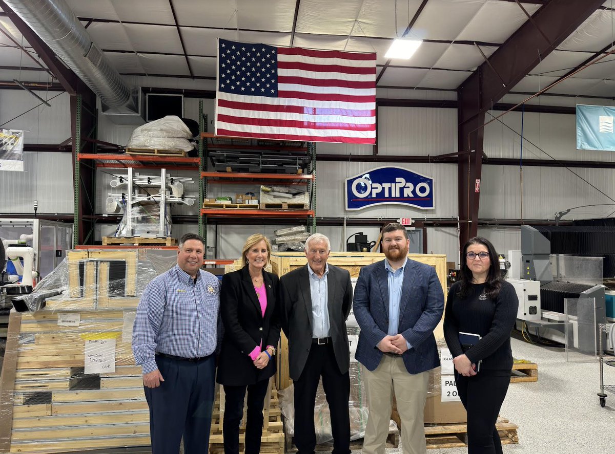 Thank you to the team at OptiPro Systems for giving us a tour of your impressive facilities, which are used to manufacture precision machine tools & Mastercam software. It is inspiring to see firsthand a business like OptiPro Systems' dedication to our community & its craft!