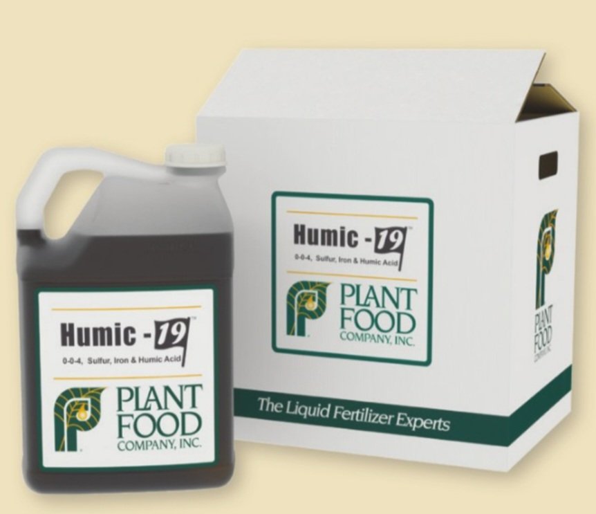 'Humic-19' from @PlantFoodCo 0-0-4 Sulfur, Iron & Humic Acid 19% Humic Acid 9.5% Carbon (C) ✅️Supplies CARBON for soil micro-organisms ✅️Enhances soil microbial activity, leading to increased nutrient cycling. ✅️Enhances nutrient uptake & chelation #TurfCare3PA