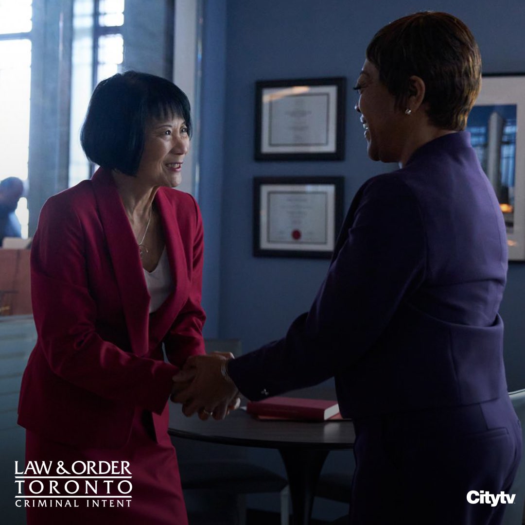The Mayor of Toronto,@oliviachow makes a guest appearance on this week’s episode of #LawandOrderToronto #CriminalIntent Don’t miss it, Thursday at 8/7c on @city_tv or stream it on Citytv+