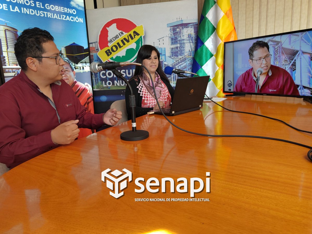 #Entrevista | Rafael Soto Frías, Director General Ejecutivo del Senapi Bolivia estuvo en #RadioProductiva para hablar de las diferentes actividades que se desarrolló en la 'Semana de la Propiedad Intelectual'. #ProtegeTuCreacion #propiedadintelectualbolivia