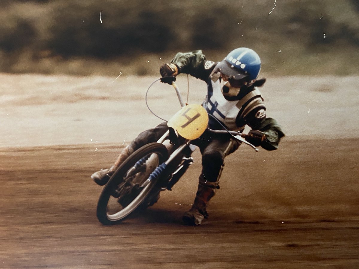 ⁦@UprightSpeedway⁩ former Sheffield Tiger, 10x national champion, engine builder, my godfather and the reason I got in to this mess 🤷🏻‍♂️