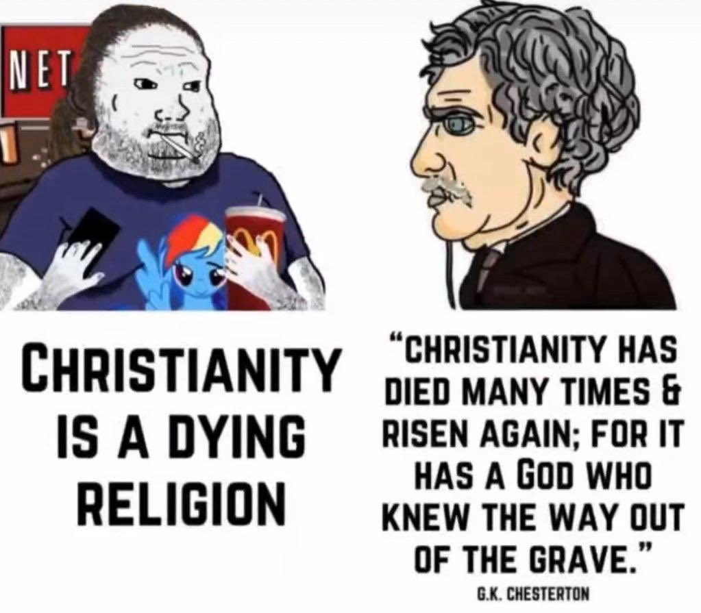 Christianity is not even close to being done.