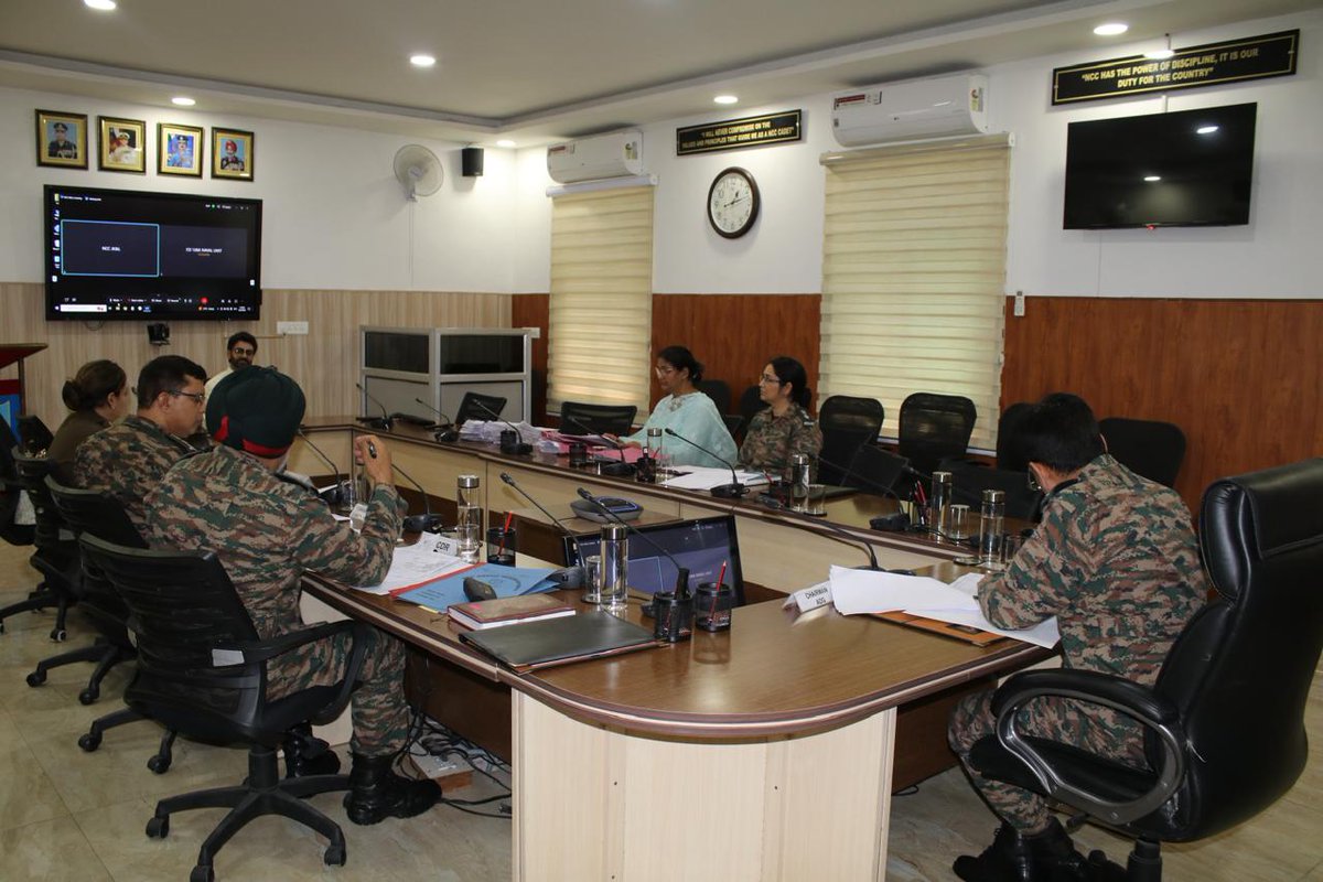 Today, interviews of 49 teachers from Jammu and Srinagar Regions for selection as ANOs were conducted at NCC Dte JK&L. Exciting to witness passionate individuals eager to contribute to our cadets' holistic development and uphold NCC's mission of nurturing future leaders. @diprjk