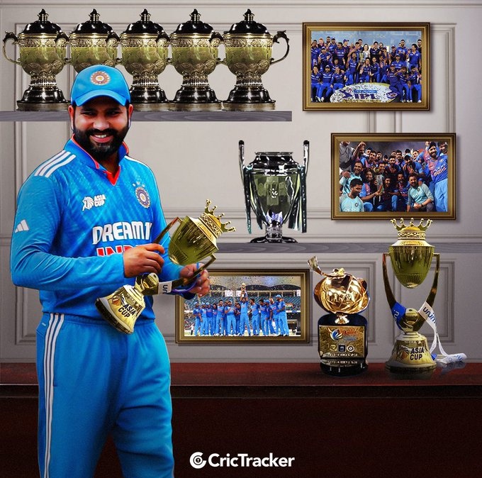 Can Rohit Sharma add ICC trophies to his trophy cabinet by the end of his captaincy career? #RohitSharma
