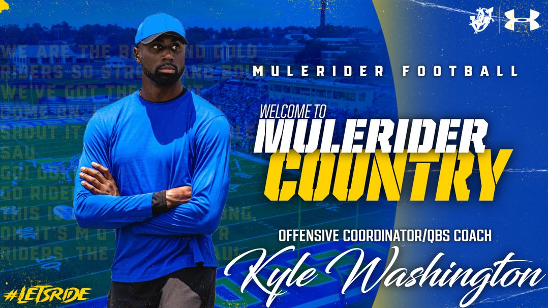 Congratulations to #NCMFC member @KWashington_7 for being named @SAUFootball’s new Offensive Coordinator and QB Coach!

#JoinTheCoalition
#PreparePromoteProduce