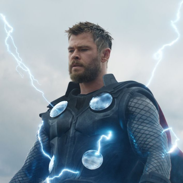 Robert Downey Jr. says Chris Hemsworth’s work as Thor in 'Ragnarok', 'Infinity War', and 'Endgame' was 'a formidable hat trick' (via @VanityFair)