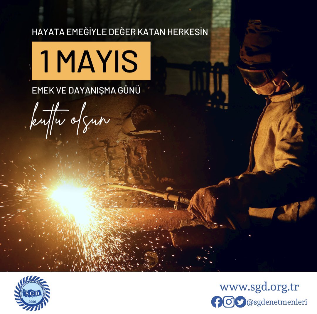 Ülkemizin geleceği için değer üreten tüm emekçilerimizin 1 Mayıs Emek ve Dayanışma Günü kutlu olsun.

#1Mayıs
#SosyalGüvenlikDenetmenleri