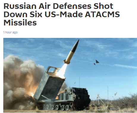 ‼️🇷🇺👏Russian Air Defenses Shot Down 6 US-Made ATACMS Missiles! Russia is destroying these longer-range ATACMS that Biden secretly shipped to Ukraine in early April in the same way that Russia easily defeated the ATACMS that Biden gave Kiev in October 2023. 'In October...The US