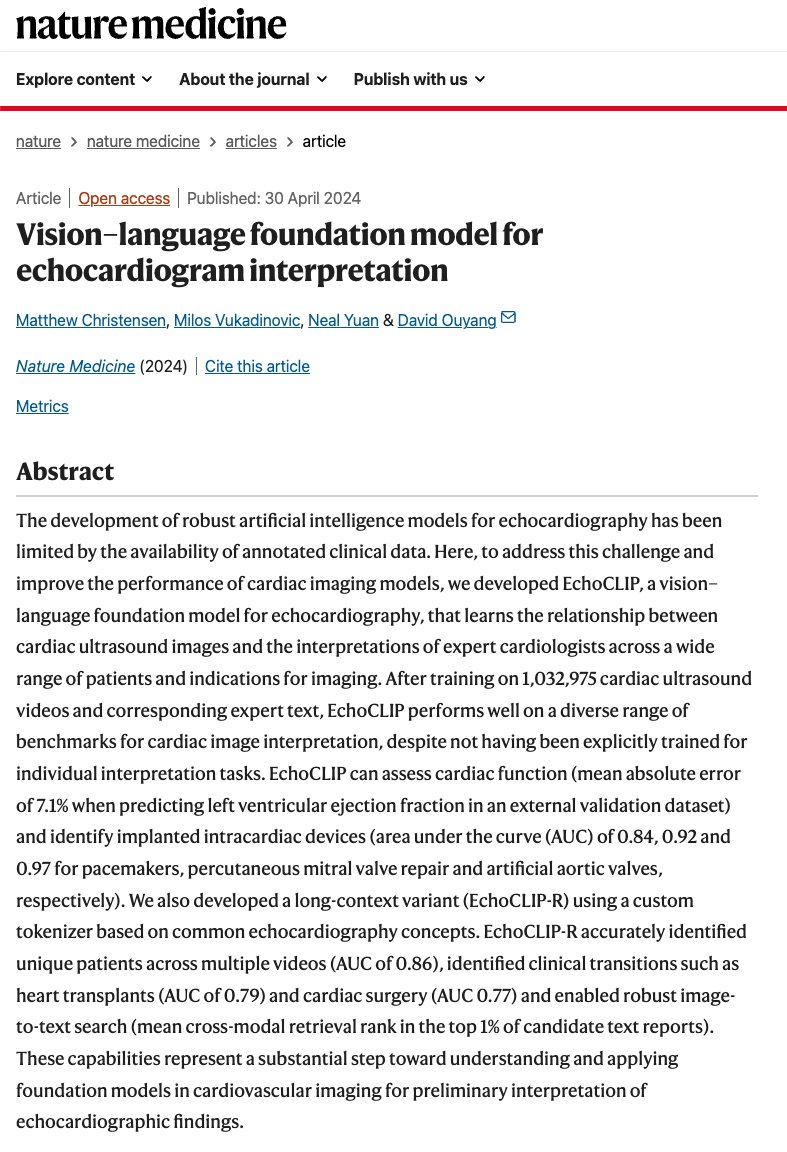 David Ouyang, MD tweet media