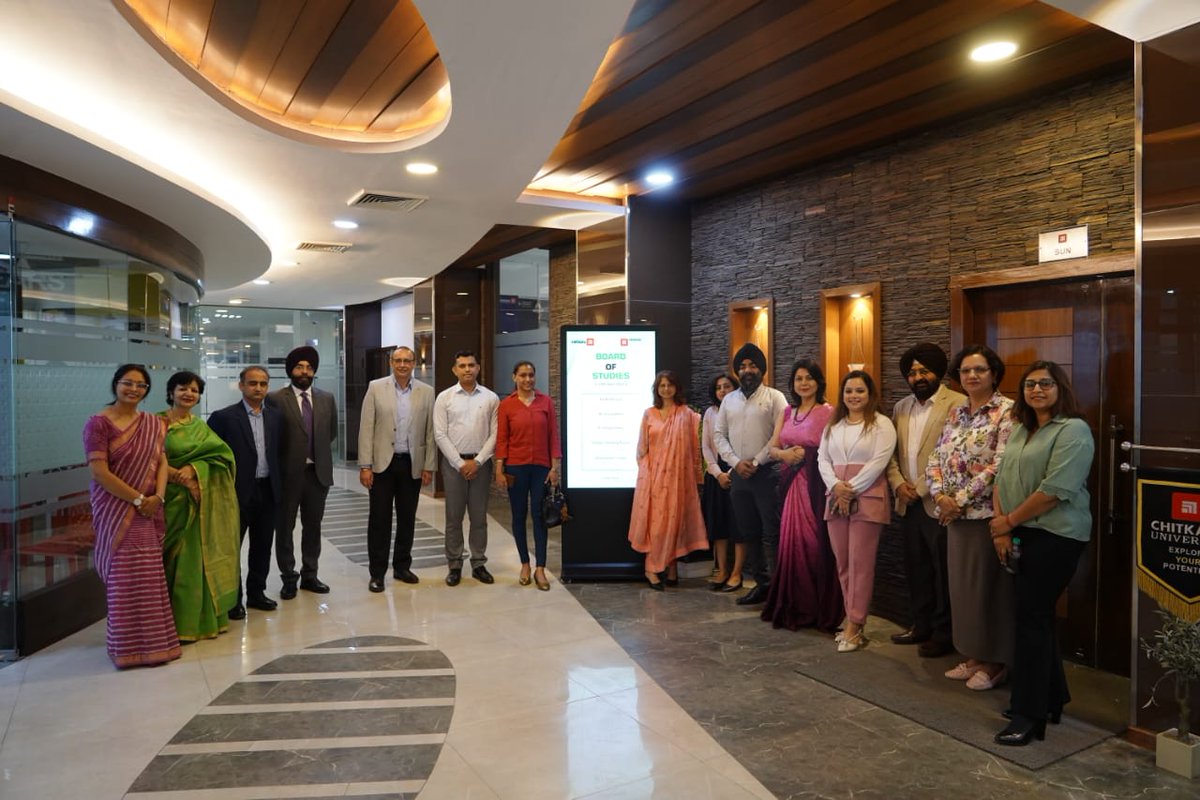 The Chitkara School of Psychology and Counselling, Chitkara University hosted a Board of Studies (BOS) meeting with industry experts, including Dr. Farida Hussain, Chief Marketing Officer, USV Private Limited; Dr. Sanjay Kalra, President of Bride & South Asian Endocrine…