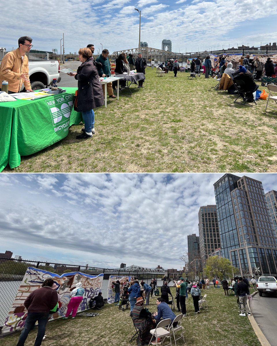We want to hear YOUR vision for the Harlem River Greenway in the Bronx. Tell us here: bit.ly/3xS4YIG Thanks to everyone who gave feedback at @SouthBronxUnite’s Earth Day celebration. We’re one step closer to better connecting Bronx communities to their waterfront.