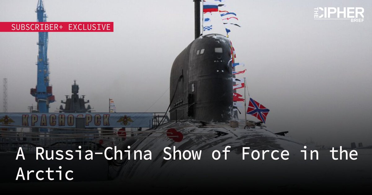 SUBSCRIBER+EXCLUSIVE -- Russia and China are increasing their shows of force in the Arctic, raising concerns over NATO's readiness to counter the threat. #TheCipherBrief @holliesmckay thecipherbrief.com/a-russia-china…