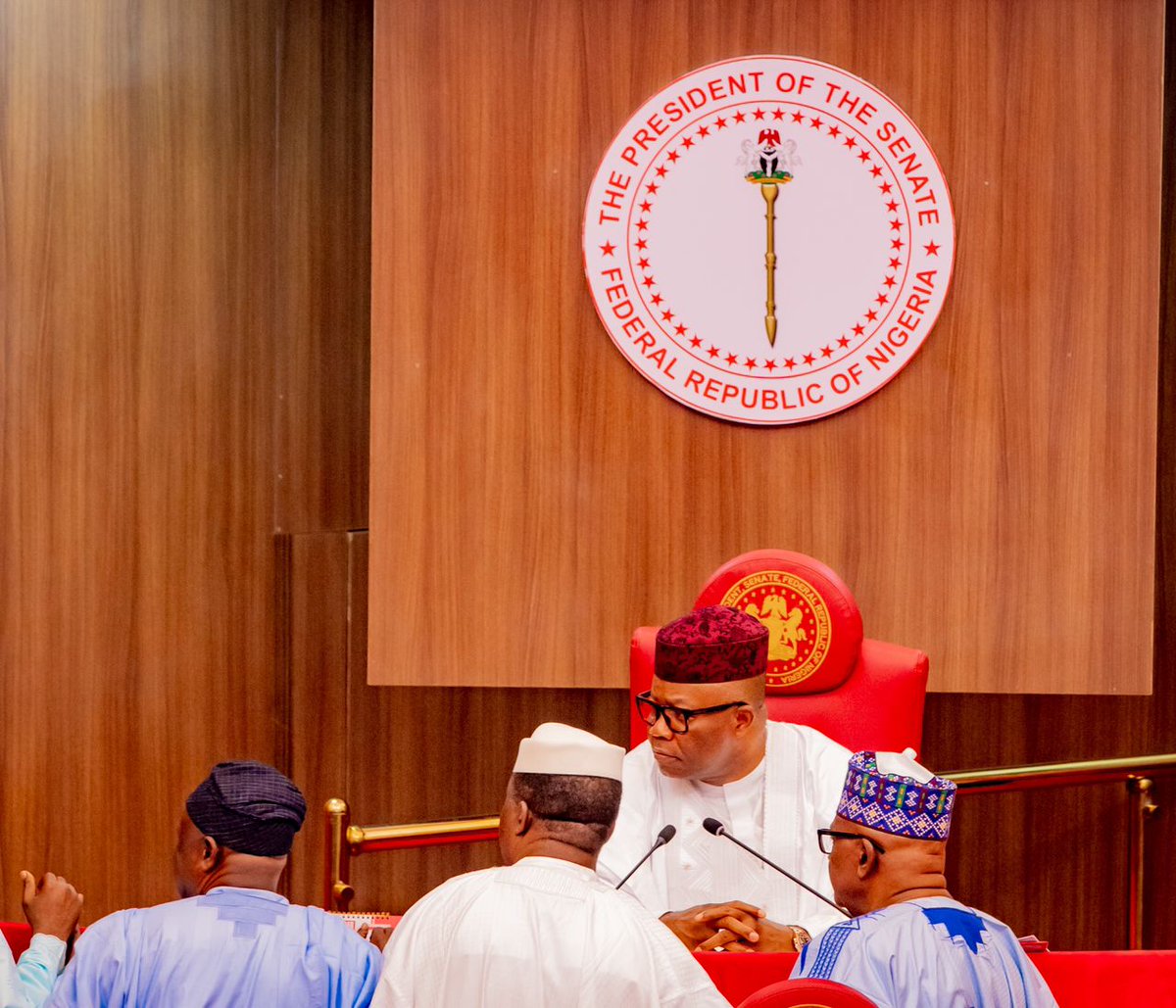 The Nigerian Senate, today resumed Plenary after Easter and Sallah holidays. President of the Senate, Godswill Akpabio presided over proceedings at the resumed sitting.