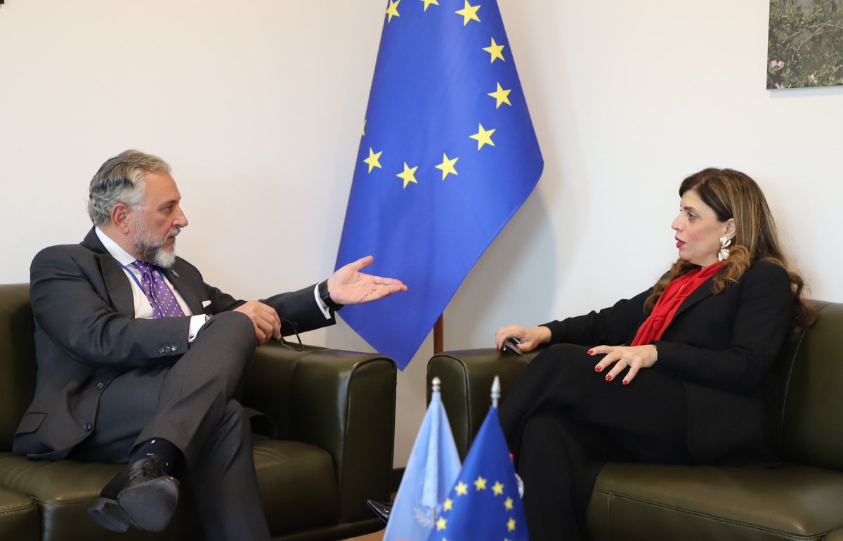 Very glad to have hosted the @UNMIKosovo SRSG Caroline Ziadeh at the new #EULEX HQ today, discussing areas of mutual interest in the rule of law domain, for the benefit of all communities in Kosovo.