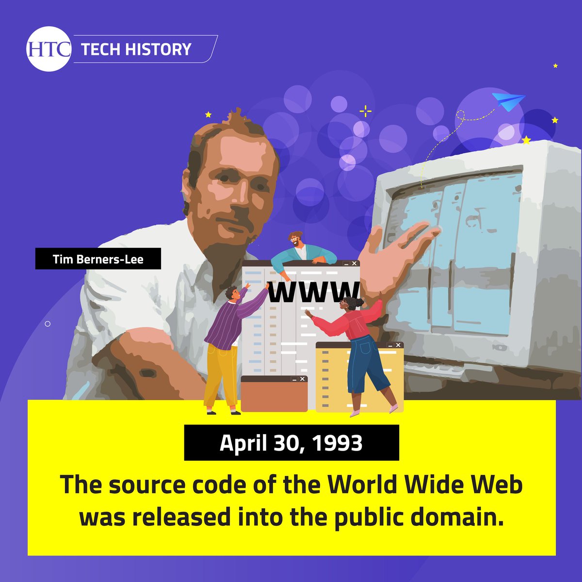 This action made the World Wide Web freely available to anyone, without licensing fees. Some people mark this as the most important moment in the history of the internet. 🌐

#internet #web #tech #technology #techhistory