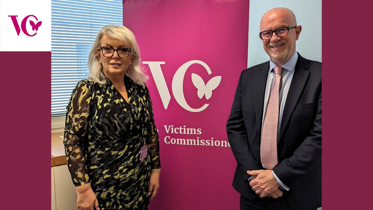 💭 It was a pleasure meeting @AndyCookeHMCI this morning to discuss how we can work together to ensure that victims remain at the heart of the criminal justice system. 💬 I look forward to continue that conversation further down the line.