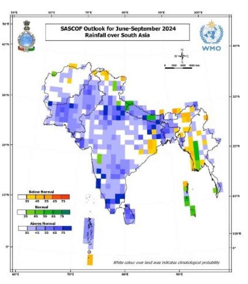 SASCOF predicts above normal monsoon rains for Telangana this year.

Krishna basin rains looks good this year. Let's hope for best 🌧️