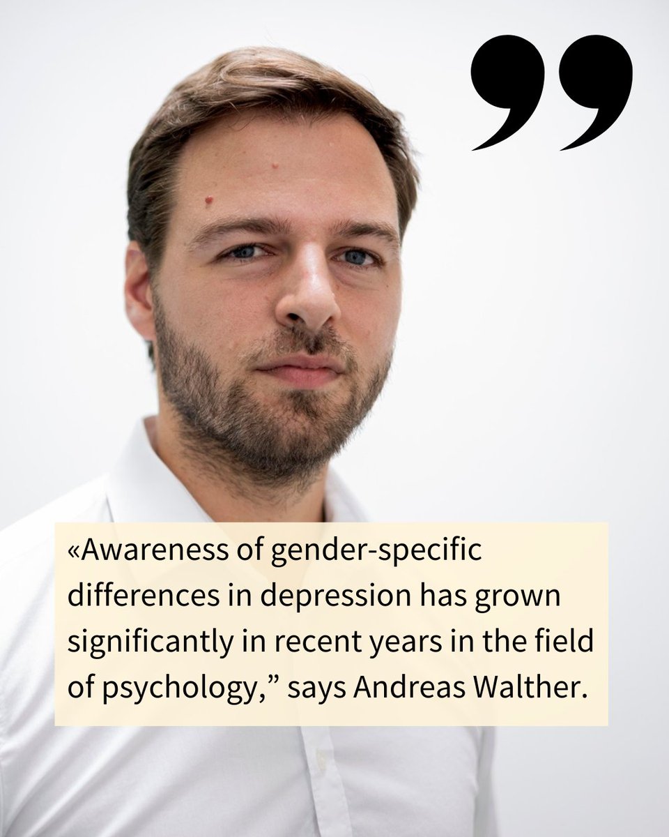 Depression impacts men as much as it does women, yet many avoid seeking help. Learn how Andreas Walther's groundbreaking therapy is tailored to support male patients in their journey towards better mental health. Full article: news.uzh.ch/en/articles/ne…