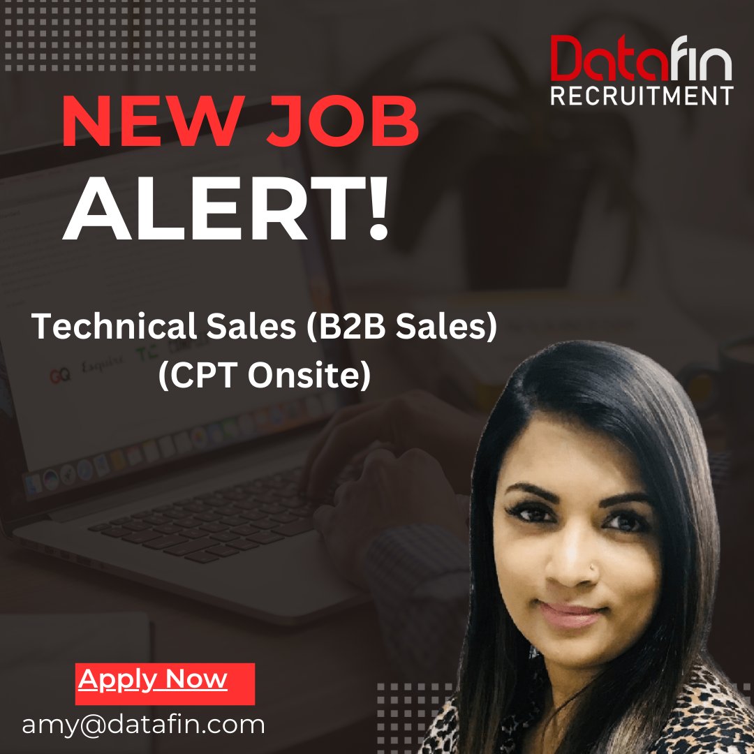 A dynamic provider of Industrial Power Products seeks a strong & highly ambitious Technical Salesperson to join its Cape Town division to provide quotations and technical advice to customers. 

Apply here - datafin.com/job/technical-…

#technicalsales #datafinrecruitment