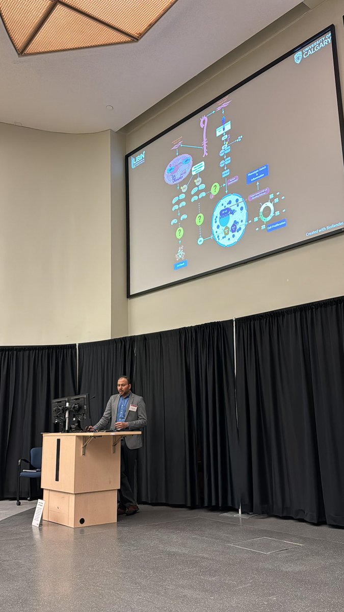 Dr. Vaibhav Patel is next up with his scientific talk Powerhouses in Peril: Exploring Mitochondrial Metabolic Shifts and Vascular Pathologies #libinresearchday