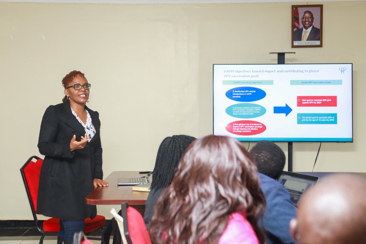 JhpiegoKenya's tweet photo. "We are pleased to collaborate with @ElgeyoMarakwetC County to ensure girls aged 10-15 receive HPV vaccinations, preventing cervical cancer in alignment with government directives on prevention and promotion." - @msRoseNjogu, Senior Program Lead at Jhpiego https://t.co/szVMcJkSP4
