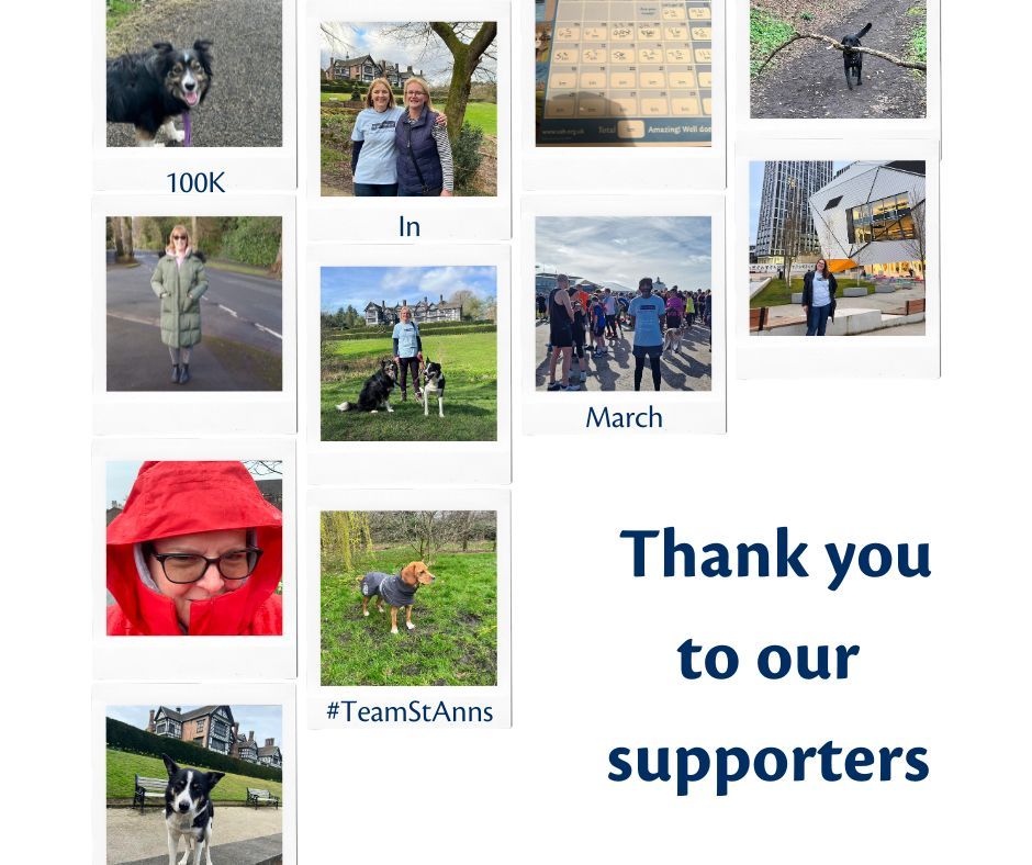 We just wanted to give a shout-out to our amazing supporters and their furry friends who took part in our 100K in March challenge. 🚶‍♀️ 🐕 Their efforts to get up and out raised much-needed funds for our hospices. 🤍 There's more challenges and events: buff.ly/49Uifhr