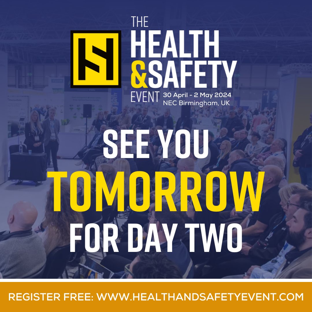 What an electrifying start to The Health & Safety Event 2024! Day One was packed with riveting keynotes, leaving attendees informed and inspired, equipped with newfound insights to maintain and improve their health & safety management. Register at: rfg.circdata.com/publish/TSSES2…