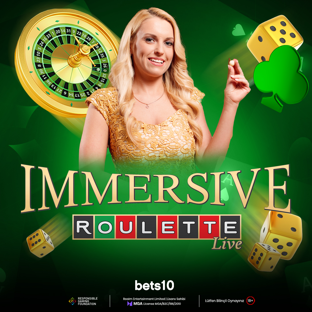 💰 Benzersiz ve sürükleyici Rulet deneyimi sizi bekliyor. Immersive Roulette ile Bets10 Casino'da dev kazançlar sizin olacak. Bets10 Casino Giriş: bit.ly/48nkutI