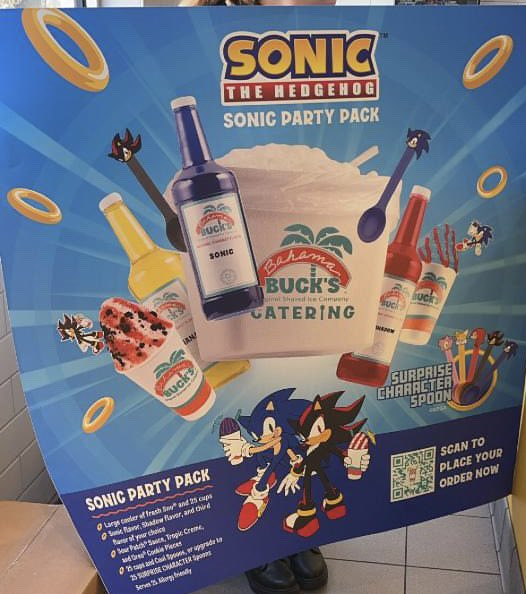 Looks like Bahama Buck's and Sonic the Hedgehog will also be collaborating to keep you cool this summer!

The promotion will include a 'Sonic Party Pack'!

Check out the full details in our latest article linked in the replies!

#SonicNews | #Sonic | #SonicTheHedgehog