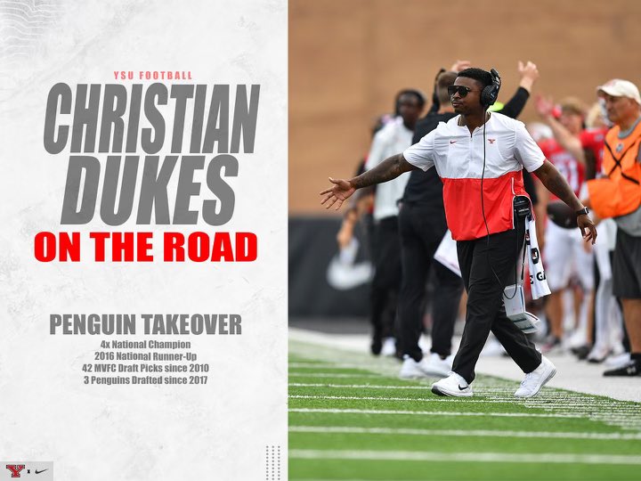 Cincinnati 📍since my mama had me! Feels good to be back in my city to recruit dawgs. I'm in that thing shiftin' and I'm lane-switchin', it's Coach Dukes, I'ma stand on straight business! Let’s get it! 🐧🔥