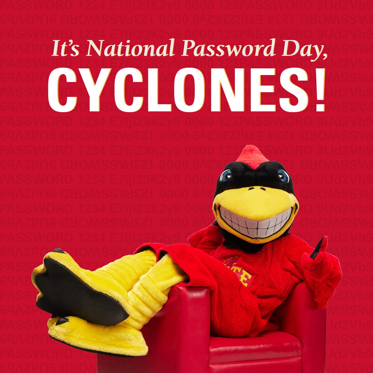 It’s National Password Day, Cyclones! Read these helpful tips to protect yourself from identity theft from Iowa State’s Doug Jacobson, Director of the ISU Center for Cybersecurity Innovation and Outreach. 🖥🔑Read here: rb.gy/3j4lfh.