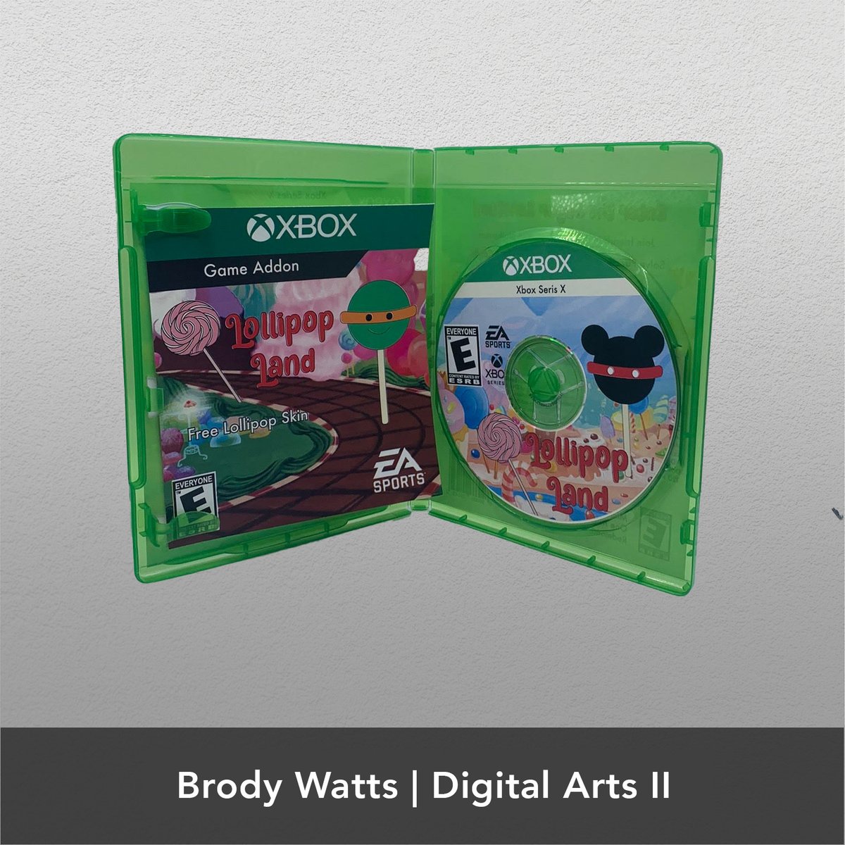 KimmyJones's tweet photo. Digital Arts II - Spring 2024
Video Game Packaging Design
Students created the outer wrap, inner insert, and disc using Photoshop, Illustrator, and InDesign.
(Students do not own game system, game designer logos and some images. These are used for educational purposes only) https://t.co/cCr3m4PtRY