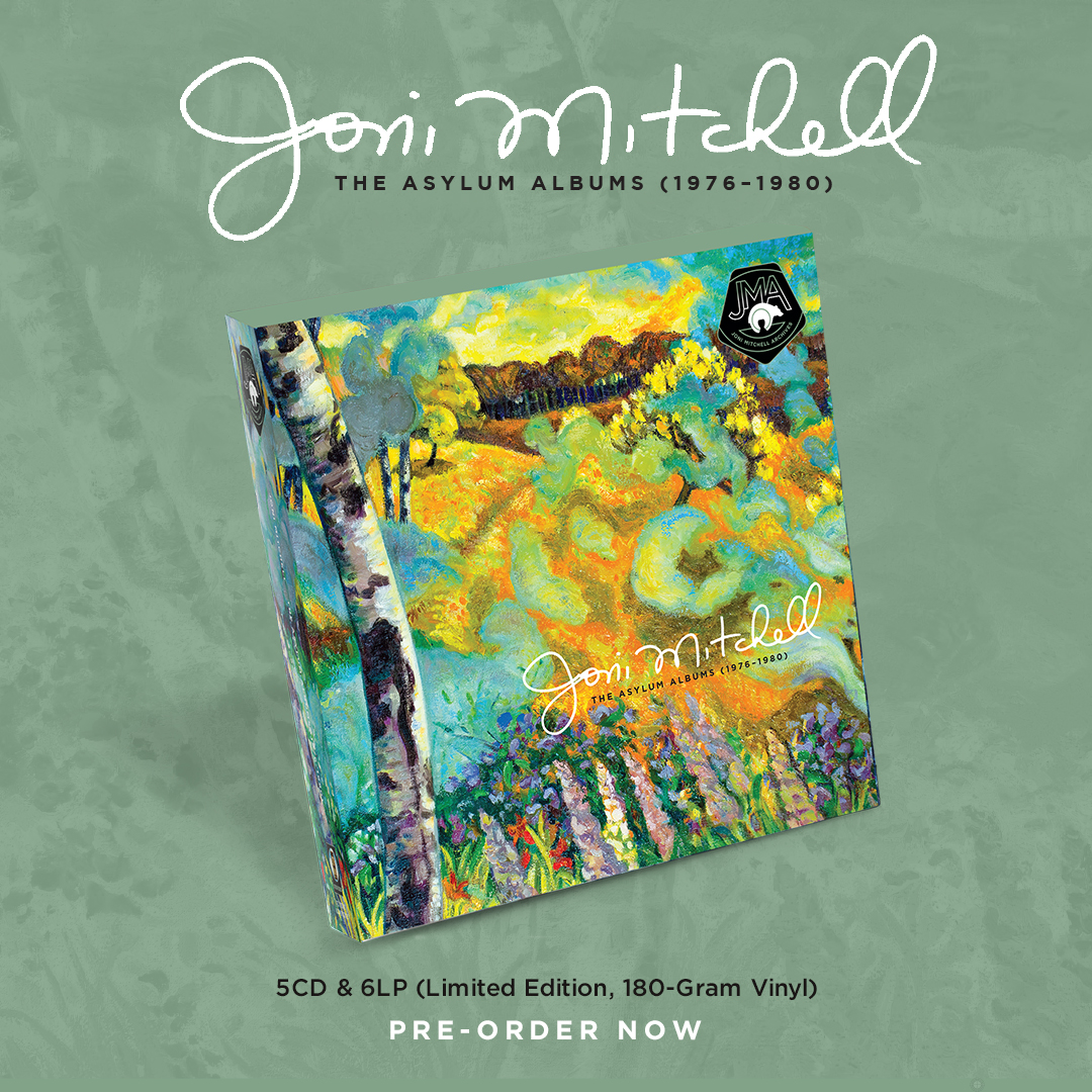 THE ASYLUM ALBUMS (1976-1980): @jonimitchell archives series continues with newly remastered versions of HEJIRA, DON JUAN'S RECKLESS DAUGHTER, MINGUS, and the double live album, SHADOWS AND LIGHT. 5-CD And 6-LP Versions available to pre-order now 👉 jm.lnk.to/AA7680