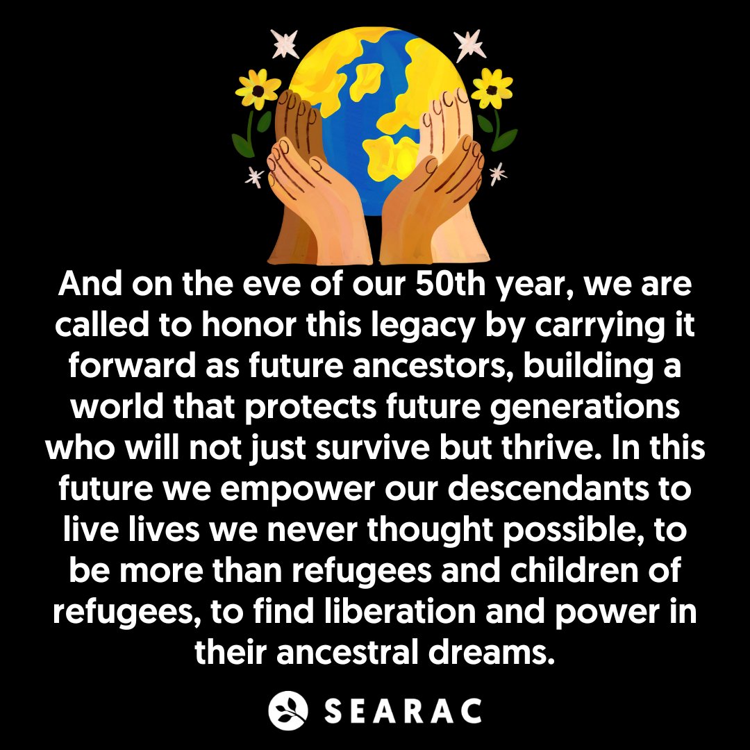During this season of remembrance, we honor nearly 50 years of resettlement and resilience. We embrace hope, and remember all we've lost through wars and genocide. On the eve of our 50th year, we are called to honor this legacy by carrying it forward as future ancestors.