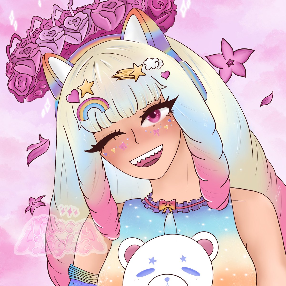 🌸— Finished finally the icon commission for @Avi_Devs 

❤️ + RT if you like it ^^

✨Commissions open <3 
✨All info on my carrd and pinned! 

#royalehigh #robloxcommission #artcommission #commissionsopen #Commission #opencommission #artmoots