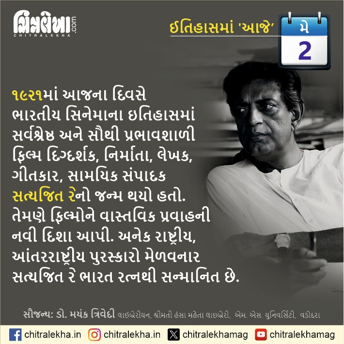 Today In The History
#todayinthehistory #today #TodayInHistory #Chitralekha #ChitralekhaNews