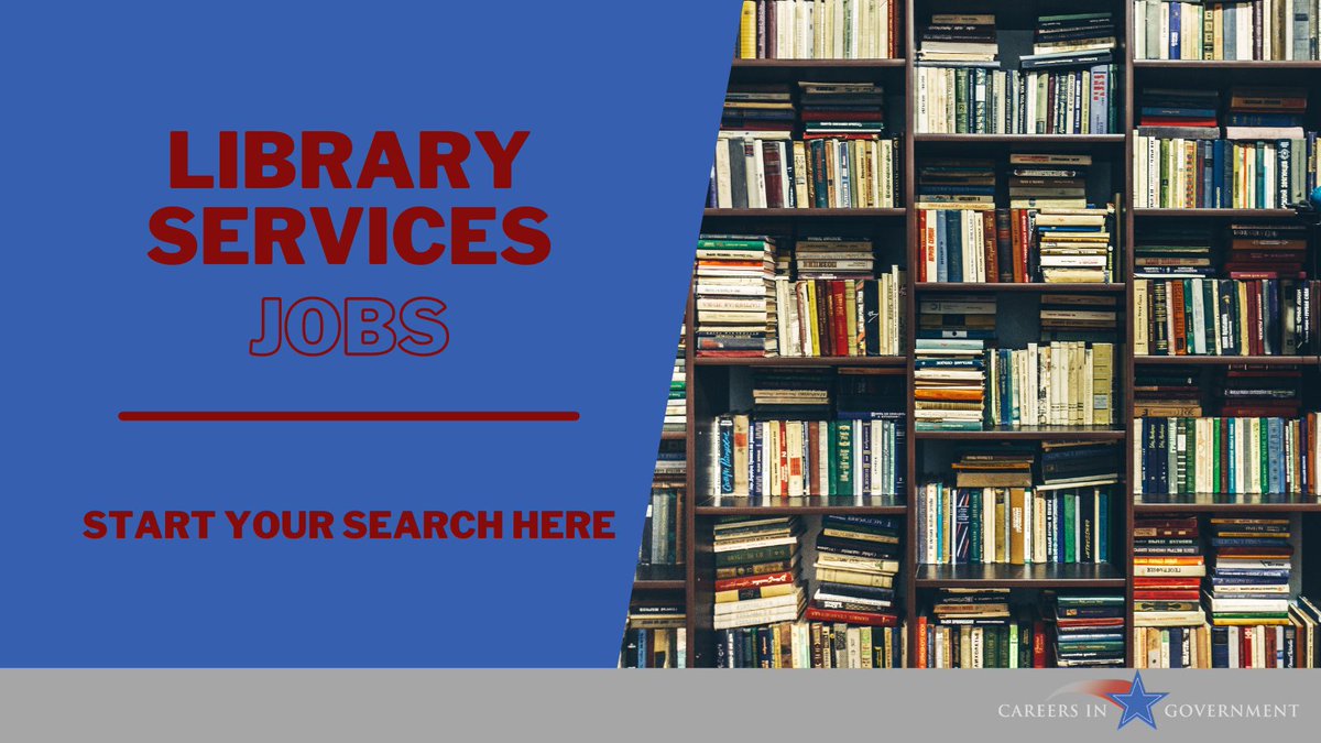 Searching for a job? Check out all the open #libraryservices jobs for state and local governments across the country now! Click the link to learn more. #libraryjobs #librarian #jobopenings careersingovernment.com/categories/732…