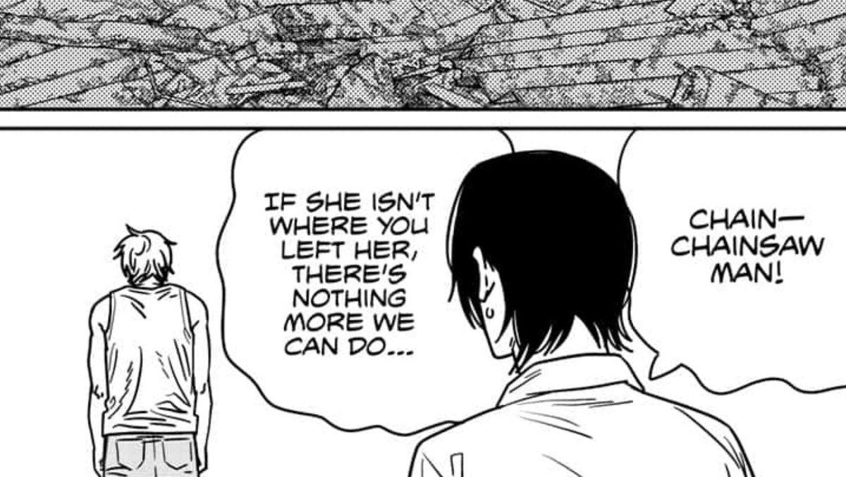 Haruka not even asking for Denji’s name. Wow I wonder if this is like relevant to the current themes of part 2 or something