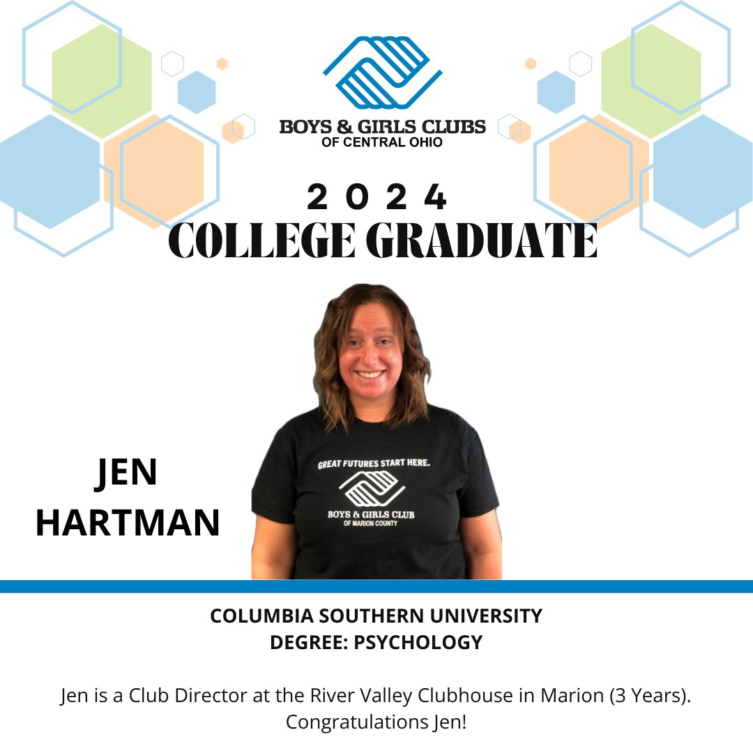 We are SO proud of our three Club staff members graduating from college this spring! 🎓👏 Congratulations, Brianna, Olivia, and Jen! Great futures await you!

#2024grads #greatfuturesstarthere