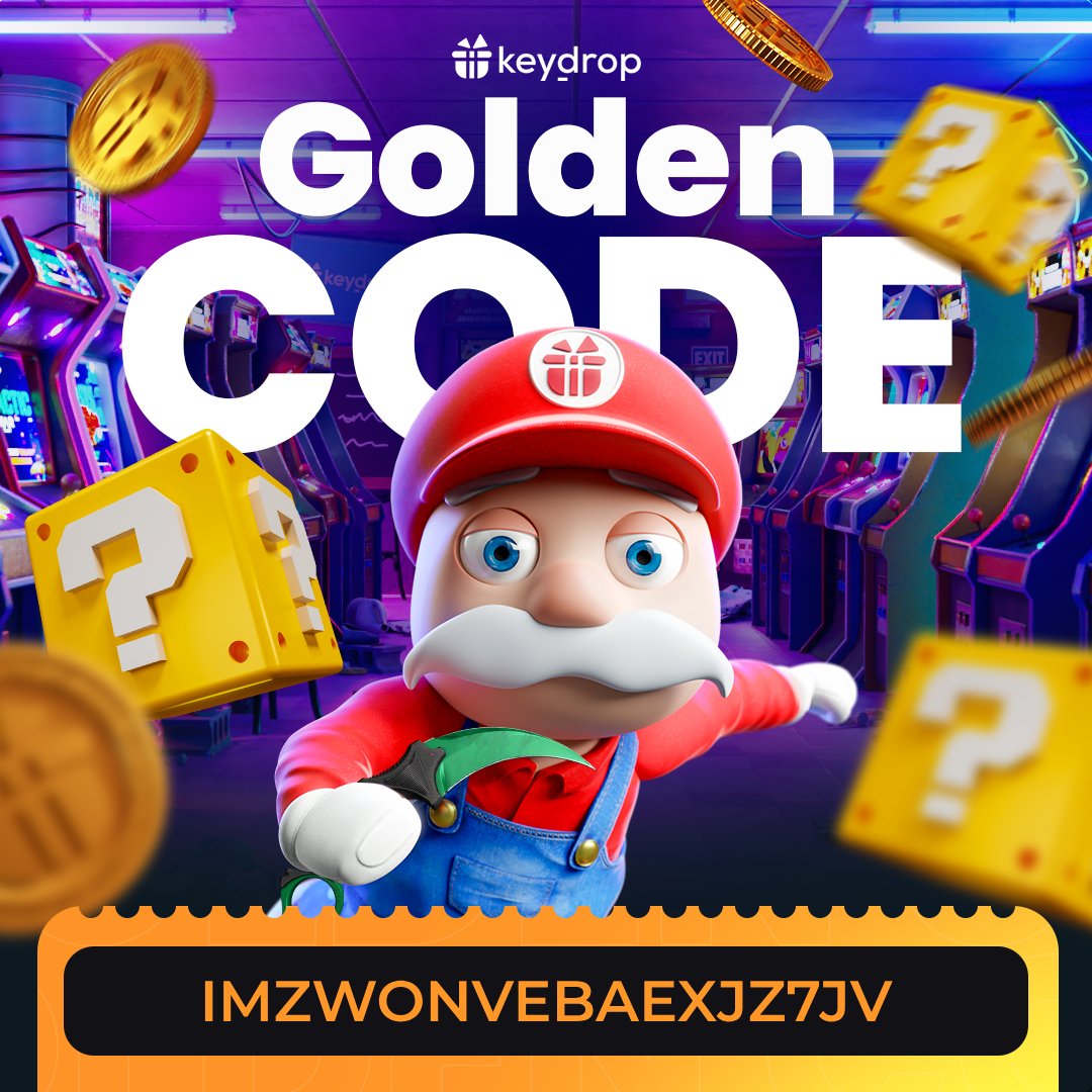 🔥 Golden Code 🔥 Collect Golden Codes EVERY DAY and open Golden Area Cases FOR FREE! ⭐️⭐️⭐️ Use code: TWITTER 💙 Receive EXTRA $0.50 bonus + 10% deposit bonus 💸 👉key-drop.com👈