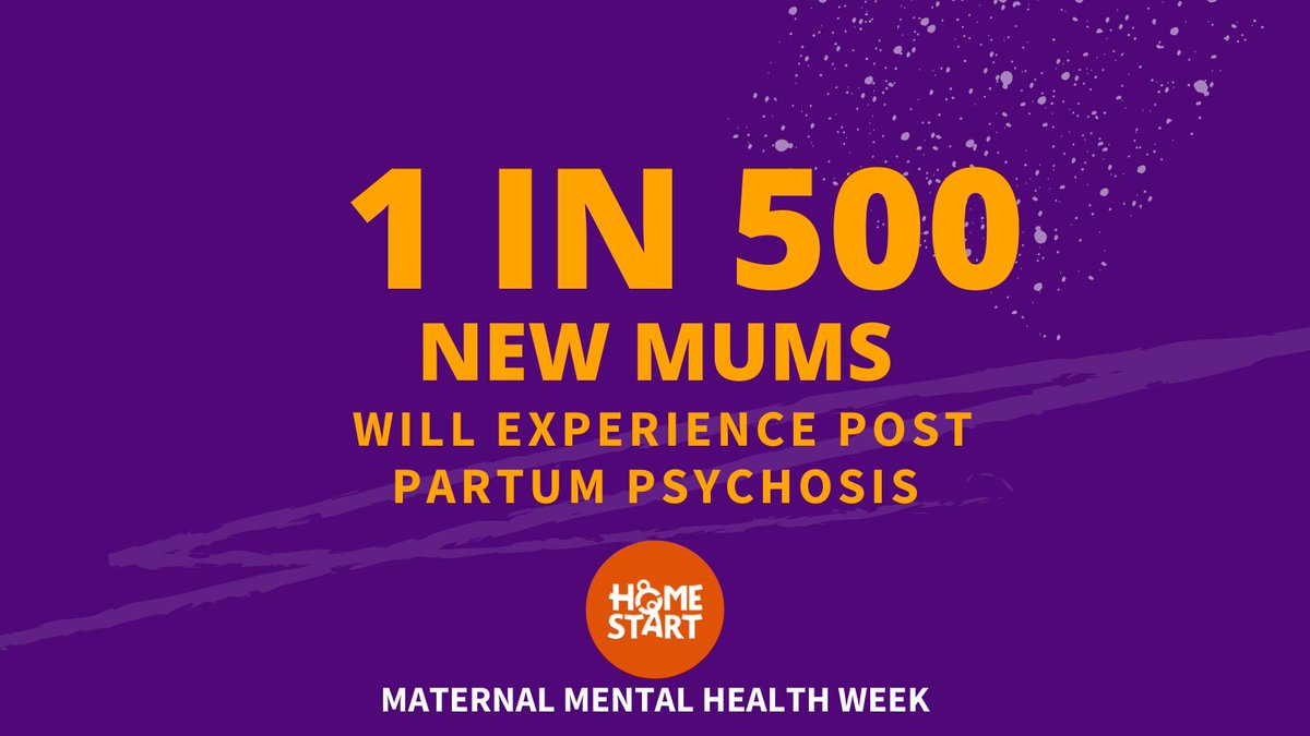 This week is #MaternalMentalHealthAwarenessWeek It's a chance to open up about mental health challenges during and after pregnancy. Let's help break the taboo around maternal mental health! buff.ly/3vqe352 ❤️ #HomeStartSupport #MMHAW24 #StrongerTogether