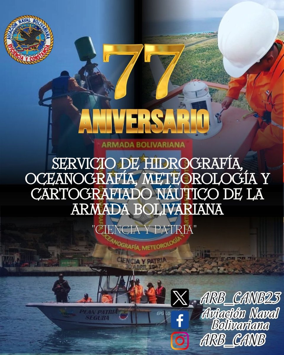 ARB_CANB23's tweet photo. 📌 Hoy #30ABR los Combatientes Aeronavales del @ARB_CANB23 se honran en felicitar a la tripulación del @ARB_SHN por arribar a su 77° Aniversario, BZ! https://t.co/IcC9HsY4oG