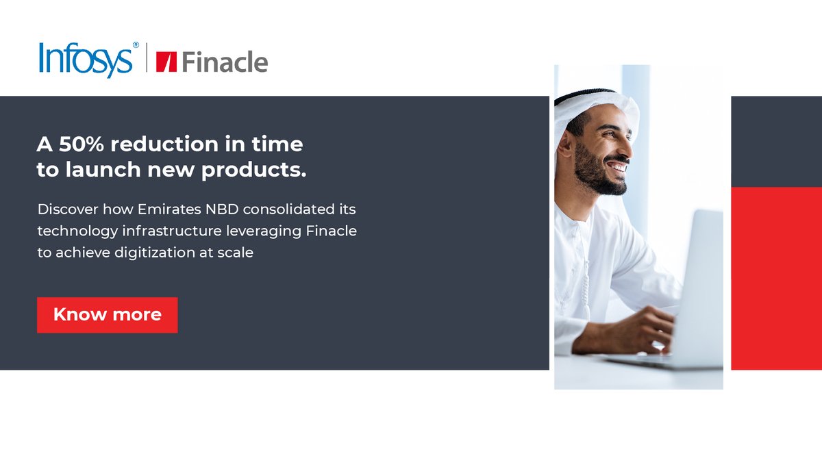 Discover how Emirates NBD strategically consolidated its operations across geographies and subsidiaries onto Finacle's advanced core platform, setting a new standard for adaptability and progress.
okt.to/Vxa3FC