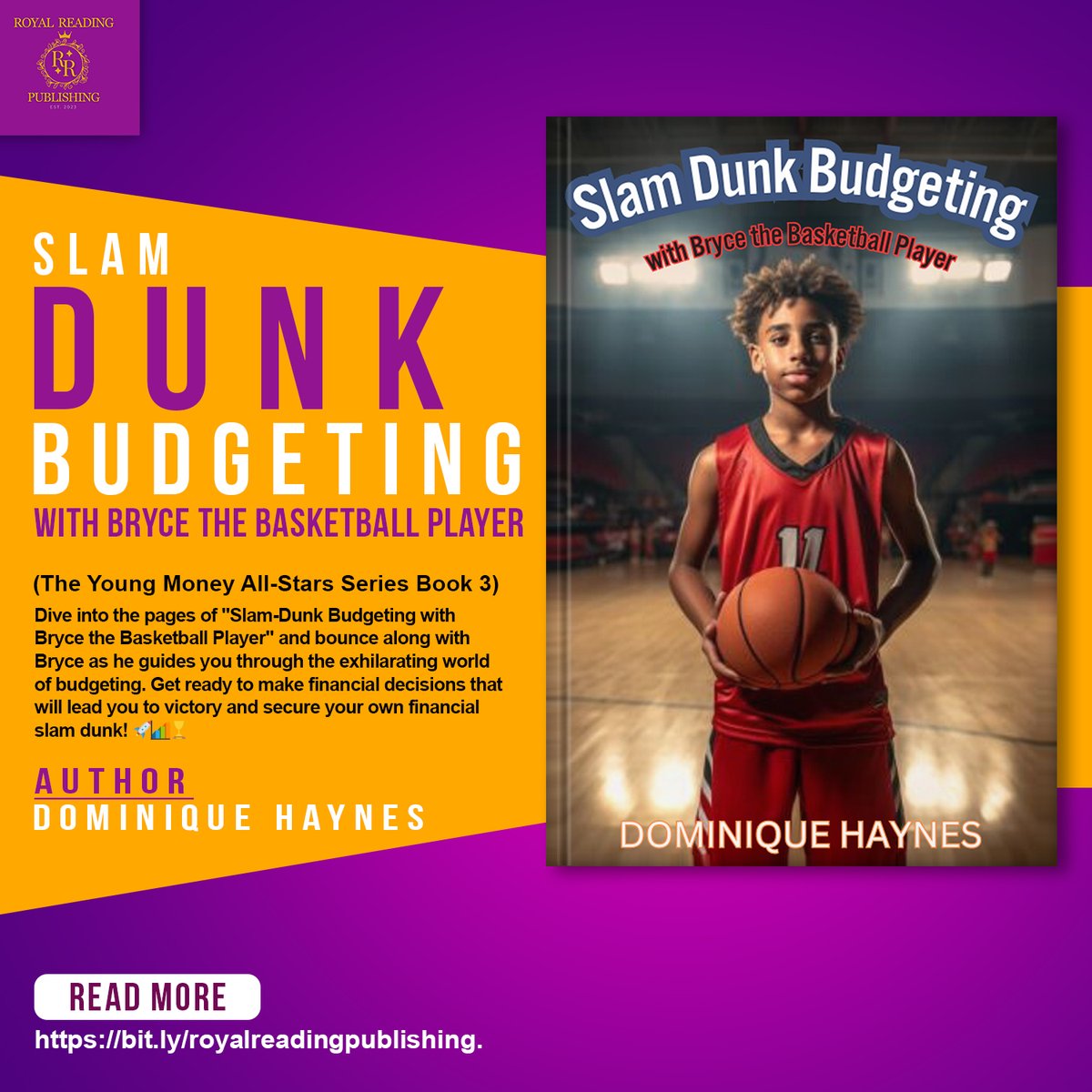 Join Bryce as he dribbles through the world of budgeting, teaching readers valuable financial lessons about money management. 📚💰

Buy Here: amzn.to/463vfiU?utm_ca…

#author #financialeducation #kids #forkids #follow