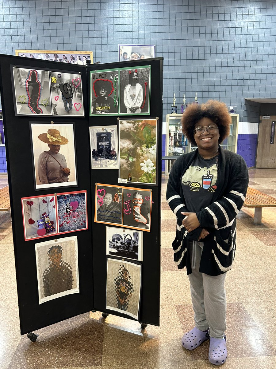 Minor High School teacher Kanjella Dancer is showcasing student talent in art and digital photography #SuchTalentedStudents @JEFCOED @Jefcoed6_12