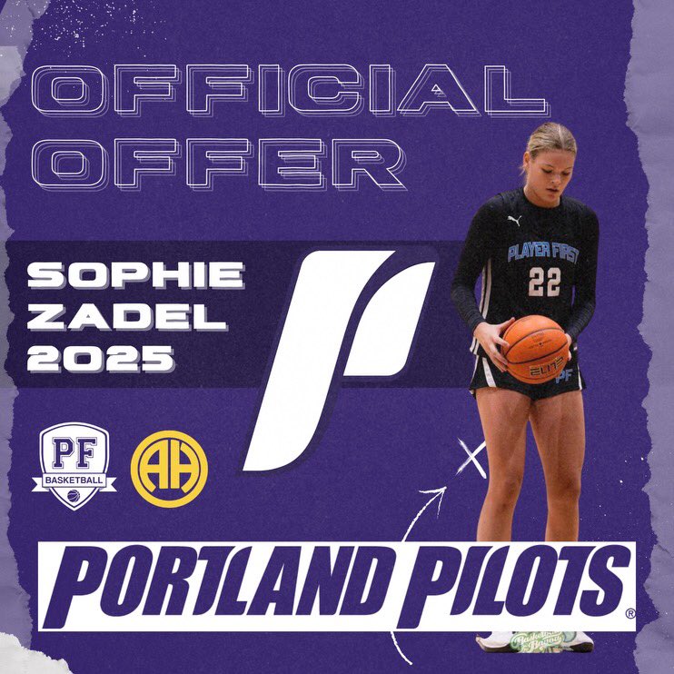PlayerFirst Basketball (@playerfirstgbb) on Twitter photo C/O 2025 Sophie Zadel earns offer from Coach Michael Meek
and <a href="/portlandwbb/">Portland Pilots Women's Basketball</a> staff
🎨<a href="/markitmellc/">MarkItMe LLC</a> C/O 2025 Sophie Zadel earns offer from Coach Michael Meek
and <a href="/portlandwbb/">Portland Pilots Women's Basketball</a> staff
🎨<a href="/markitmellc/">MarkItMe LLC</a>