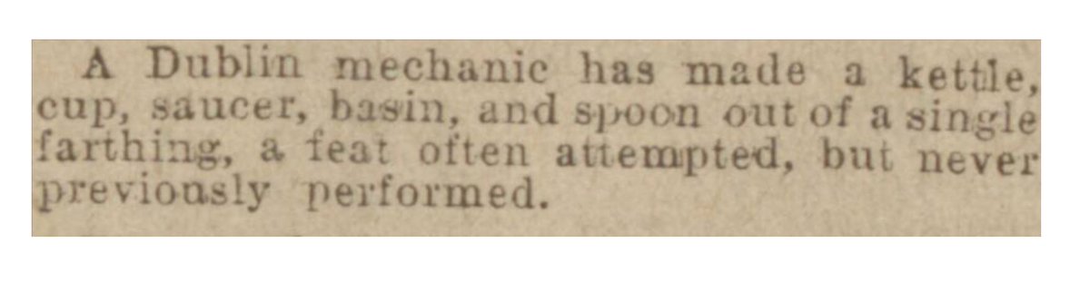 It's not often that I feel Dubliner pride but this has just kicked it right up. I mean, really... The Devon and Exeter Gazette, 30 April, 1902. @BNArchive